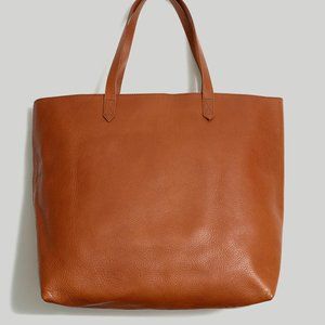 Madewell Brown Leather Transport Tote
